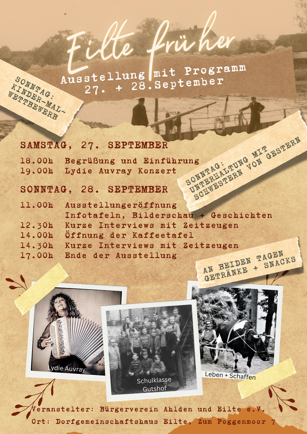 Eilte früher - Lydie Auvray und ein buntes Programm