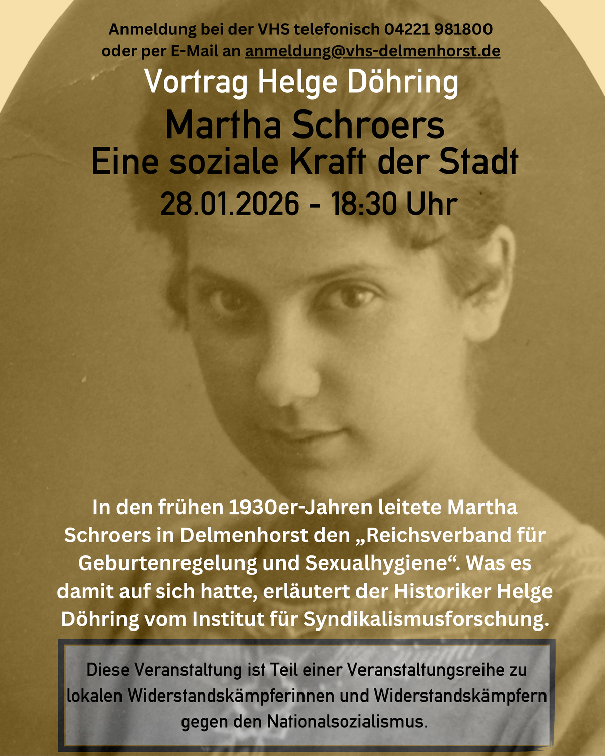 Martha Schroers: Eine soziale Kraft der Stadt