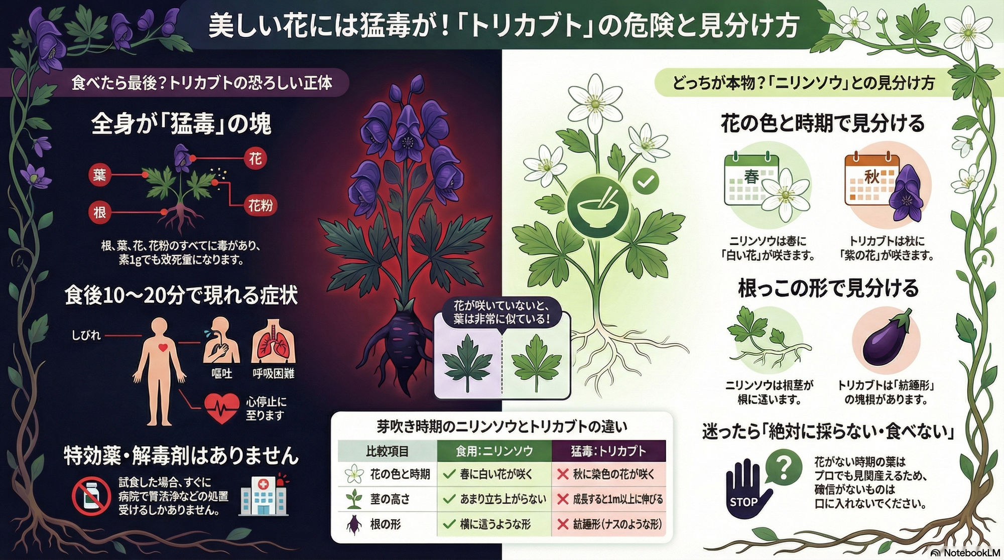 【薬剤師が教える】トリカブトの知られざる正体：猛毒と薬の意外な関係