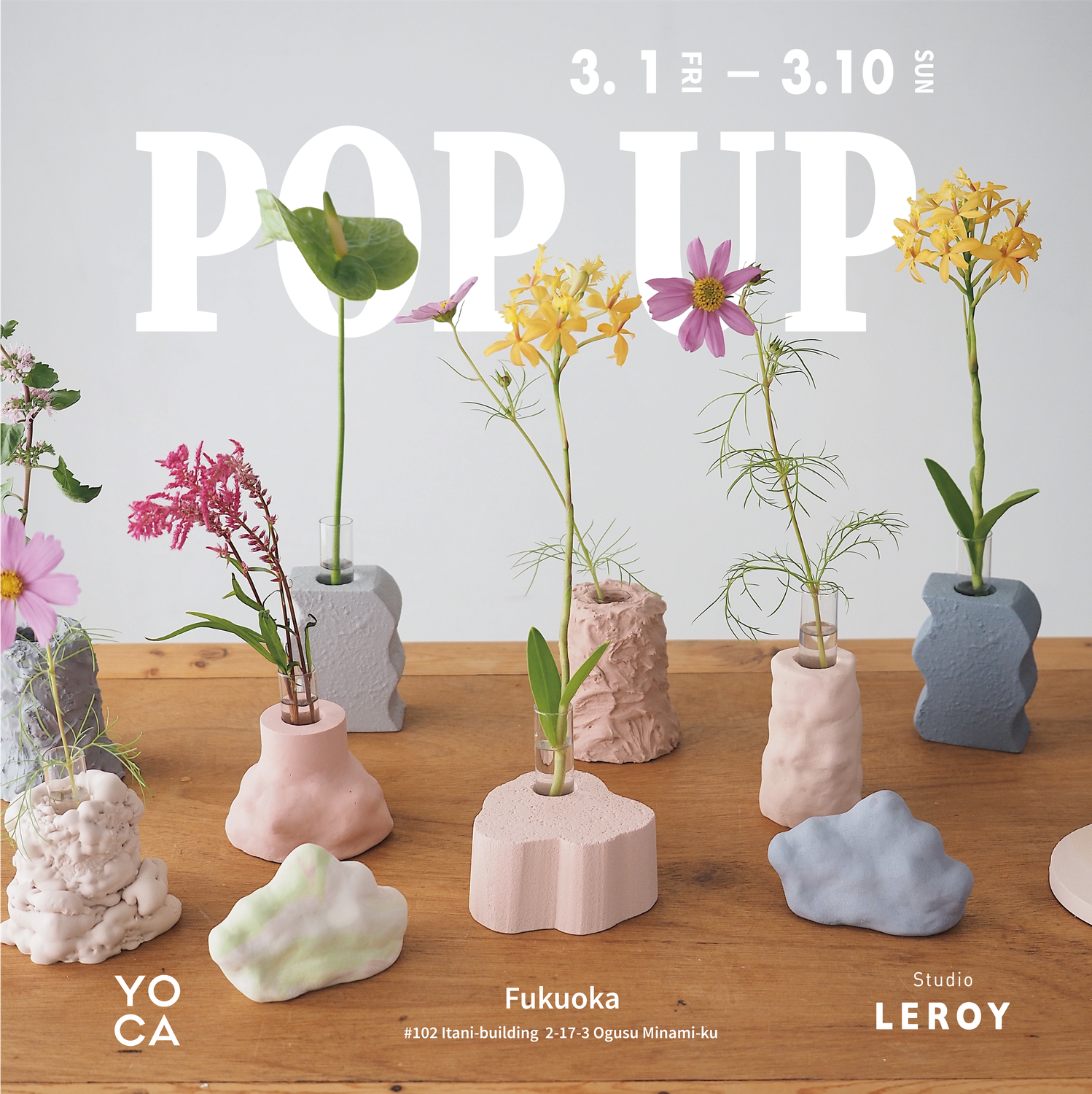 Studio LEROY POP UP STORE & Little flower shop