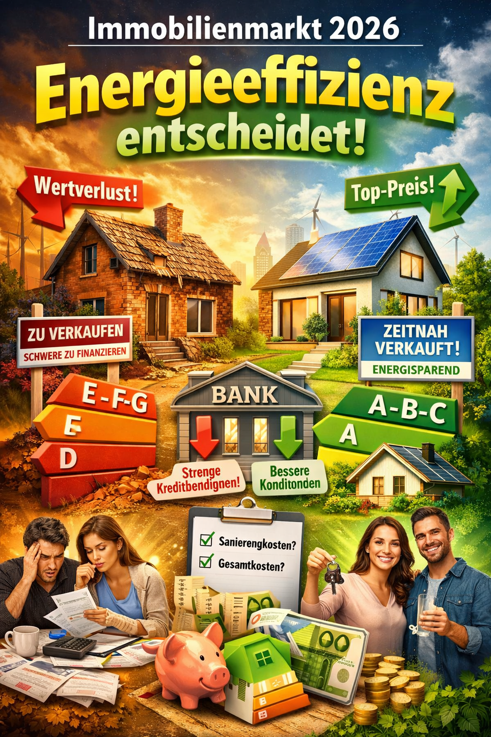 Energieeffizienz entscheidet: Wie sich der Immobilienmarkt 2026 verändert