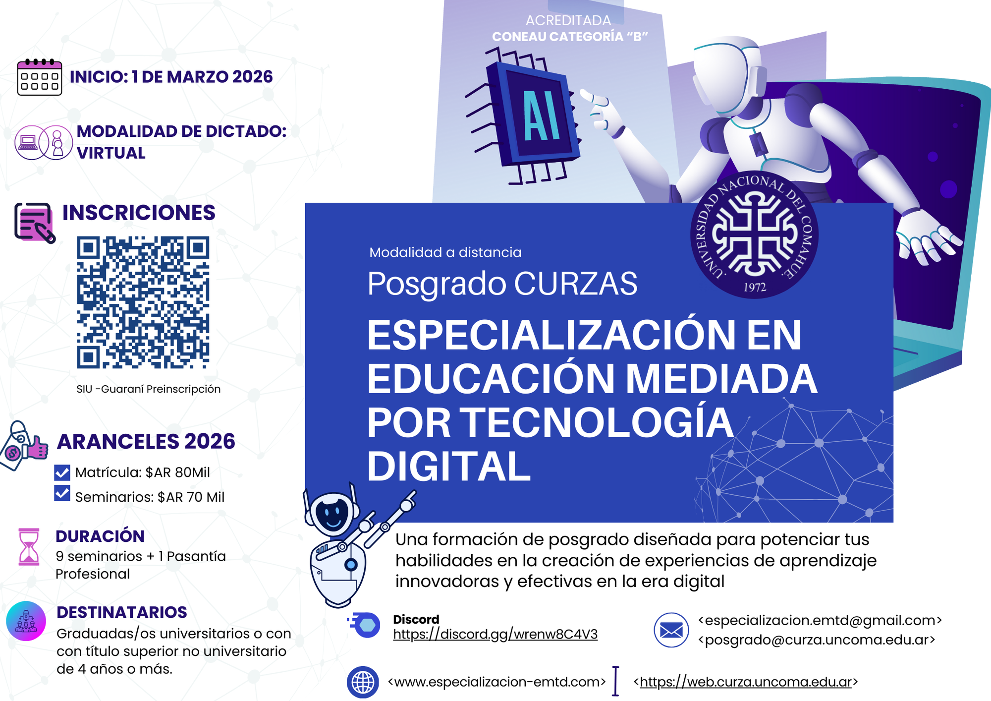 Inscripciones 8va.Cohorte