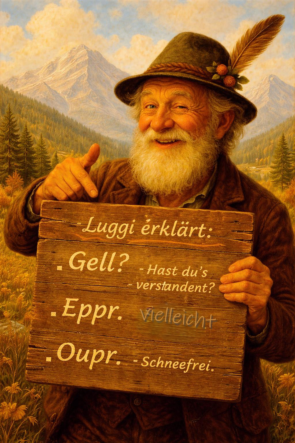 Vinschger Latein - erzählt von Luggi dem Lügner