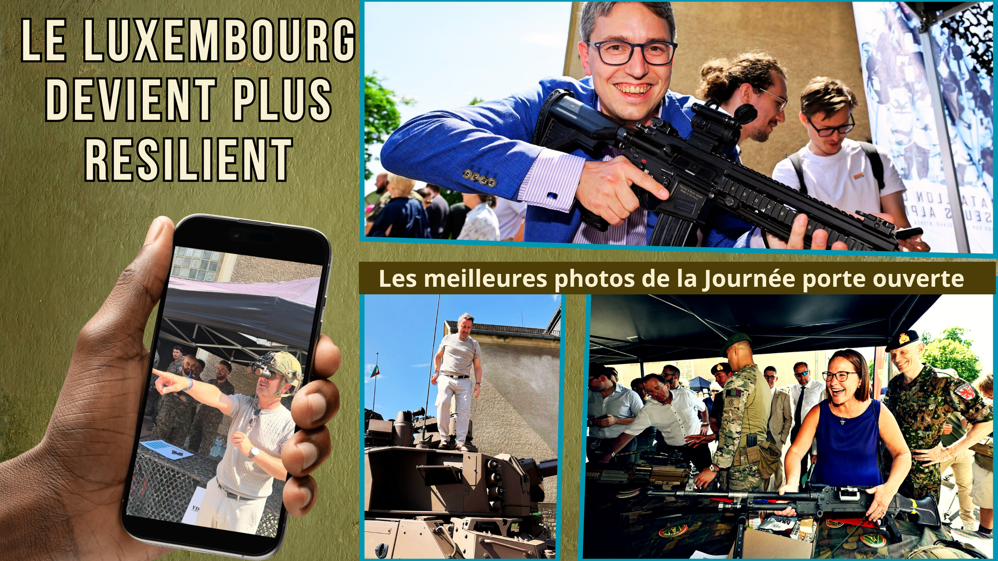 Fusil mitrailleur au lieu de chapelet