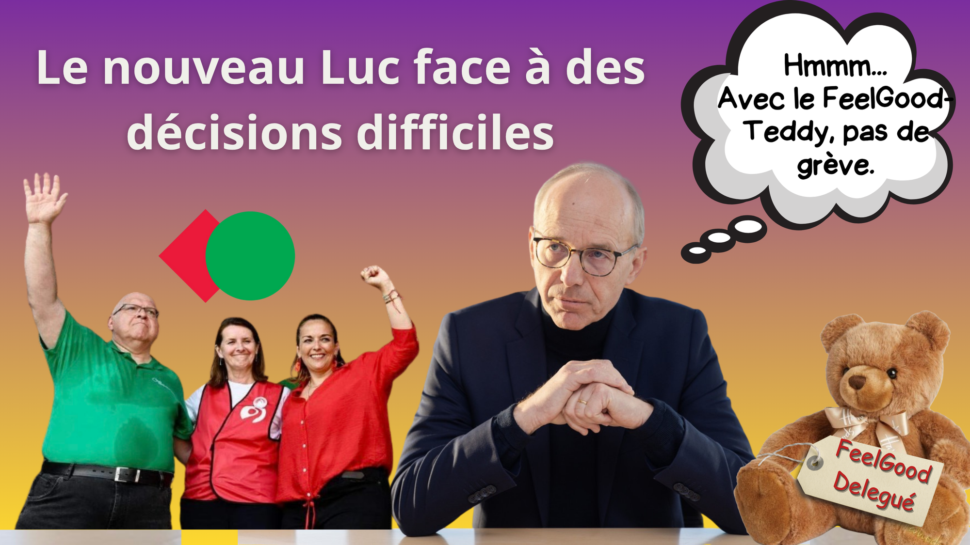 Un loup avec un sourire d’agneau