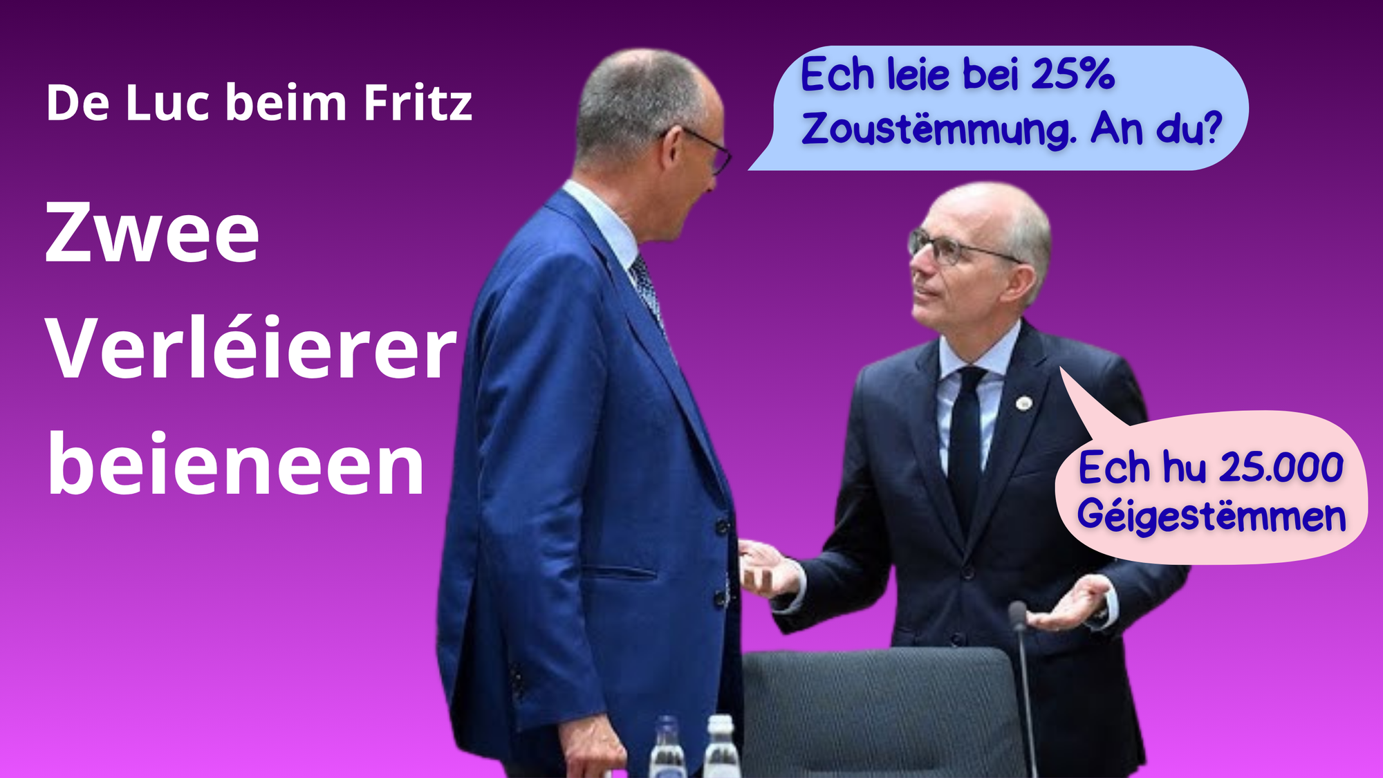 99,9% Zoustëmmung – 25.000 Géigestëmmen