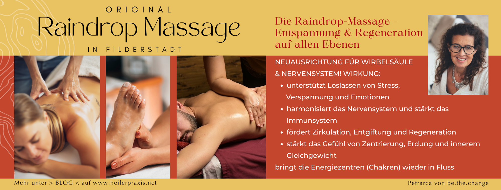 Filderstadt: Erfahre exklusiv eine Raindrop®-Massage = Tiefenentspannung & Regeneration