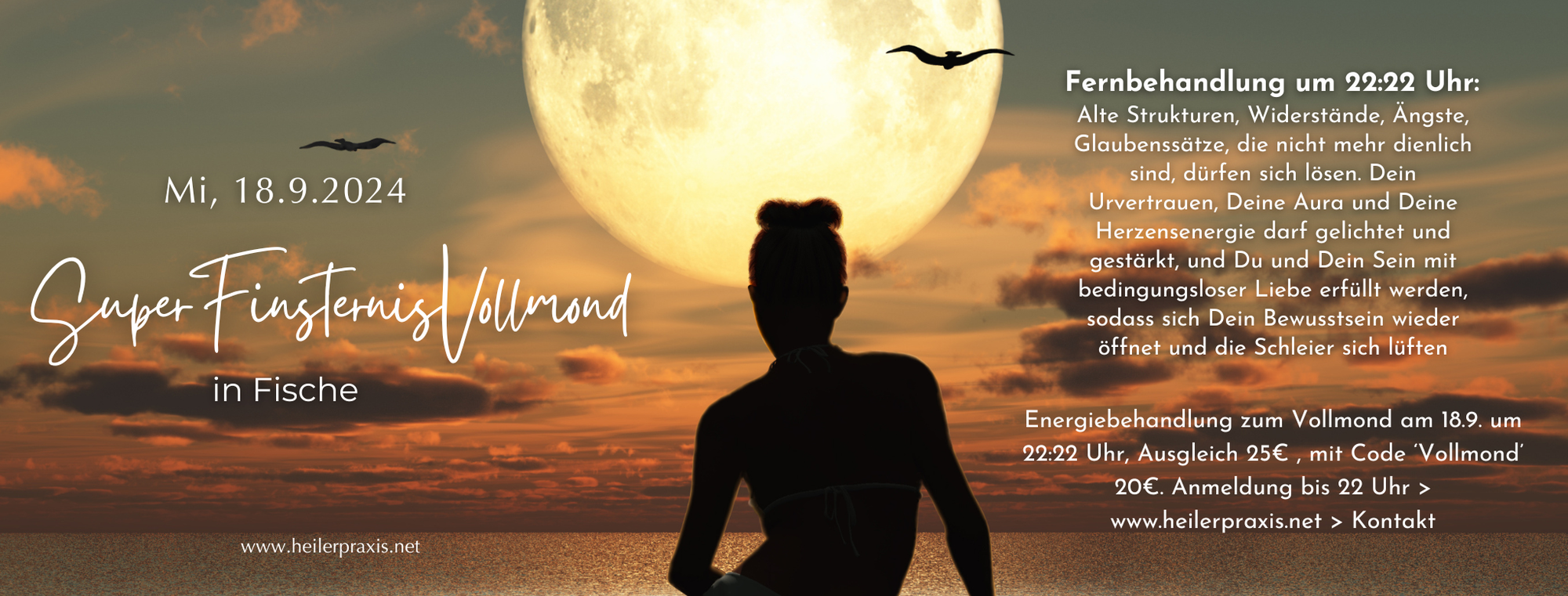 Super-Finsternis-Vollmond in Fische am 18.9.