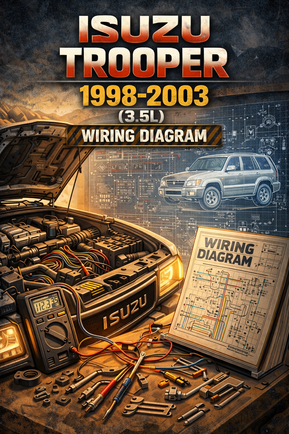 Isuzu Trooper 1998-2003 (3.5L) Wiring Diagram | Electrical Service Manual