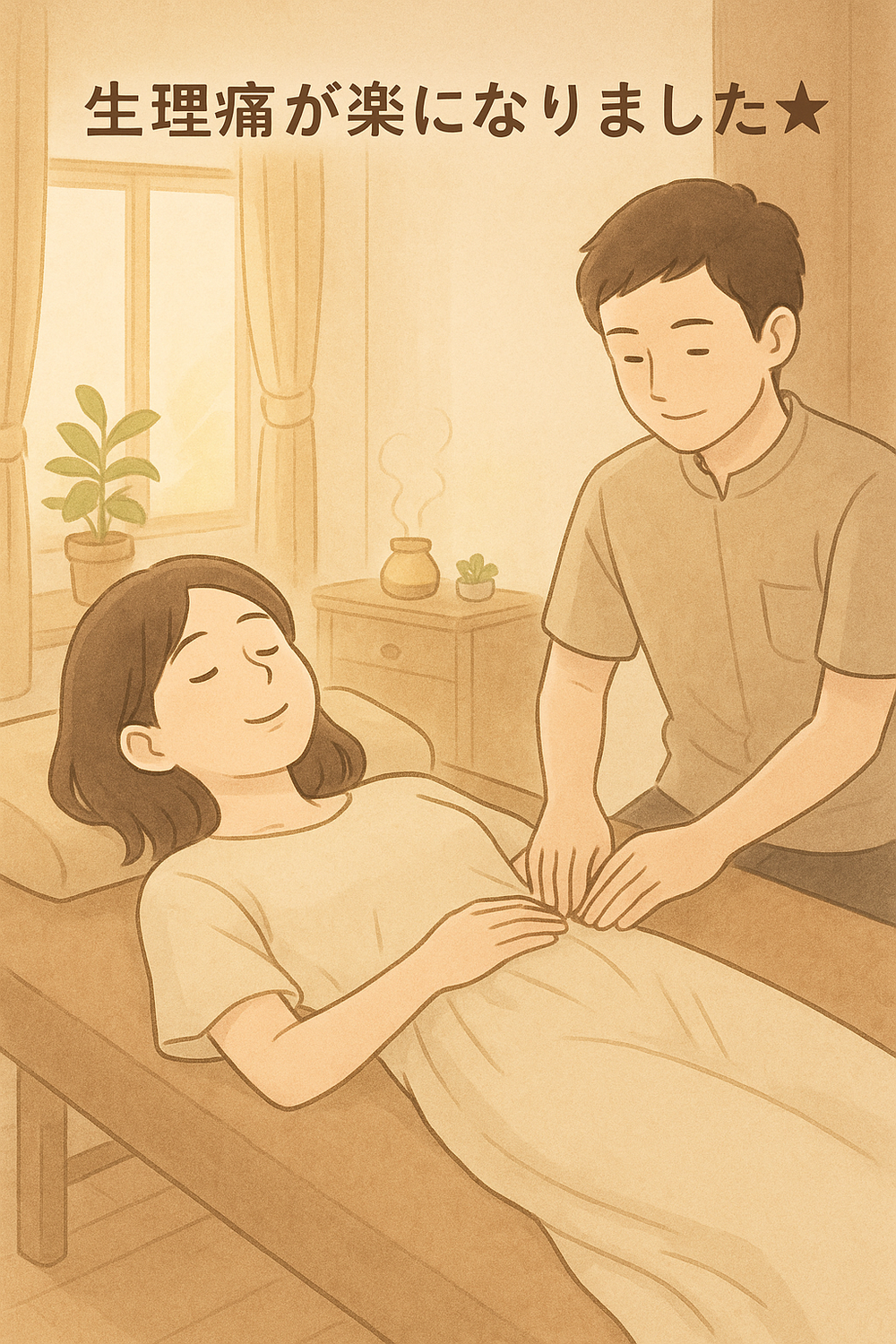 【生理痛整体の体験談】薬が手放せなかった私が「毎月ラク」に｜大阪・鶴橋ここはな整体院