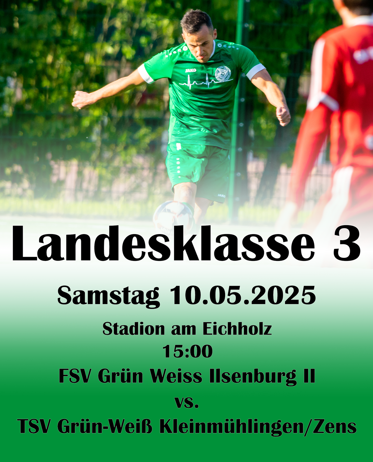 FSV Grün-Weiß Ilsenburg II empfängt TSV Grün-Weiß Kleinmühlingen/Zens – Serie soll weitergehen!