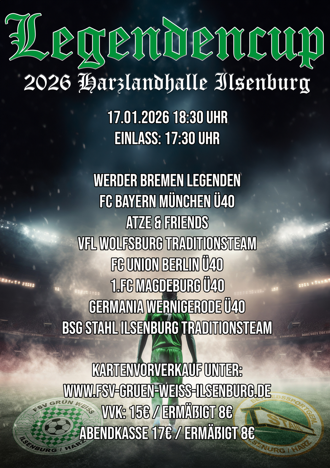 Vorbericht – Legenden-Cup 2026 in Ilsenburg