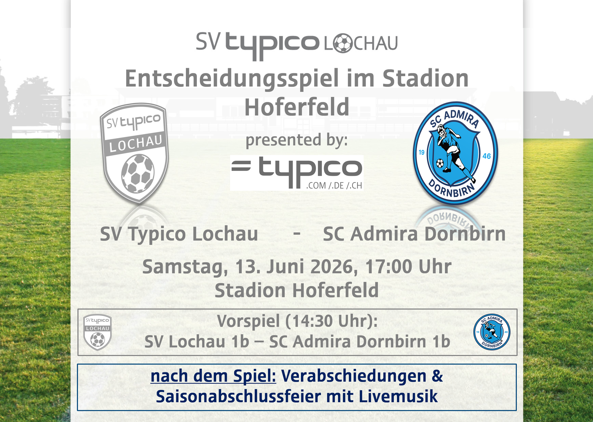 Entscheidungsspiel im Stadion Hoferfeld