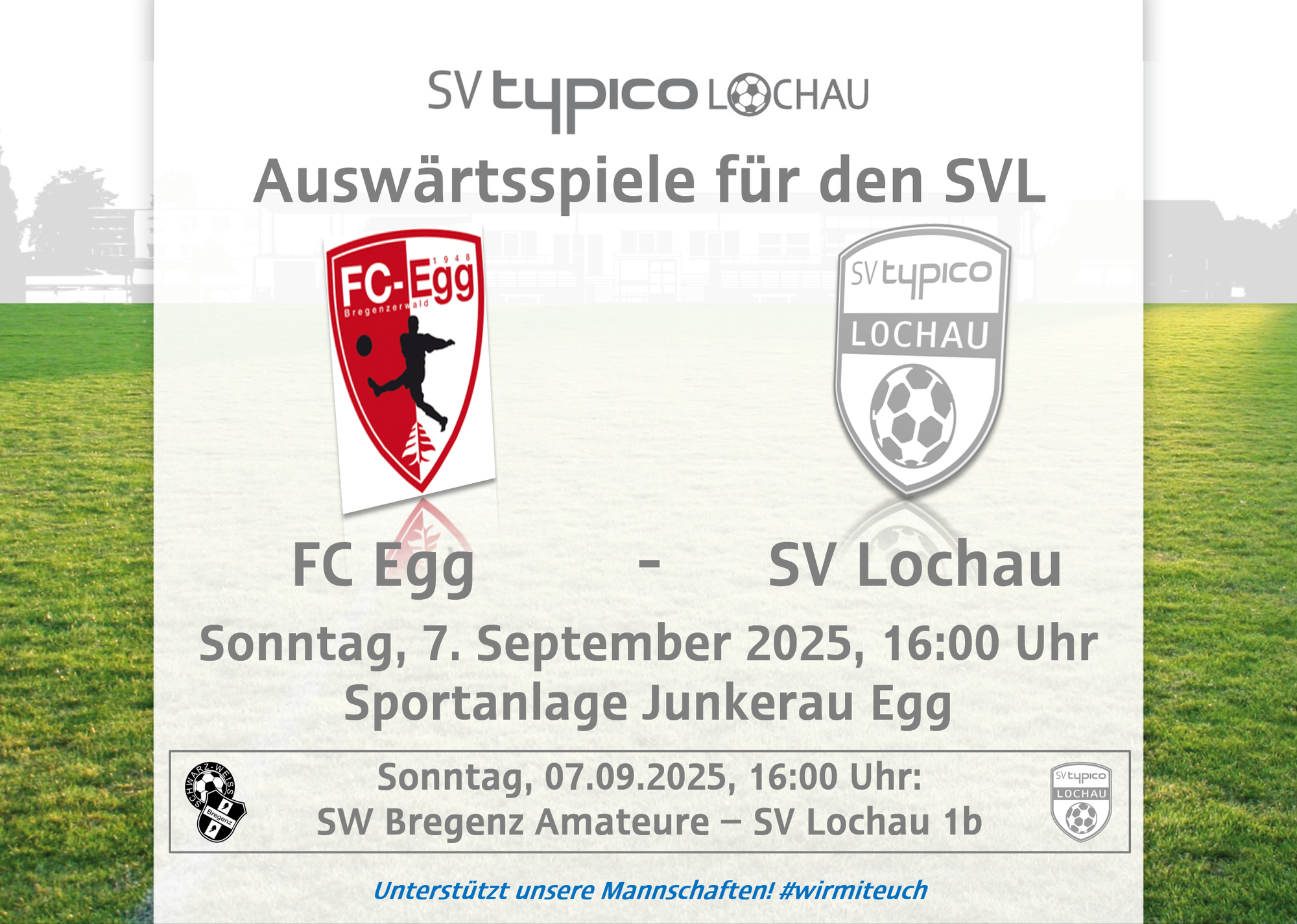 SVL am Sonntag auswärts im Einsatz