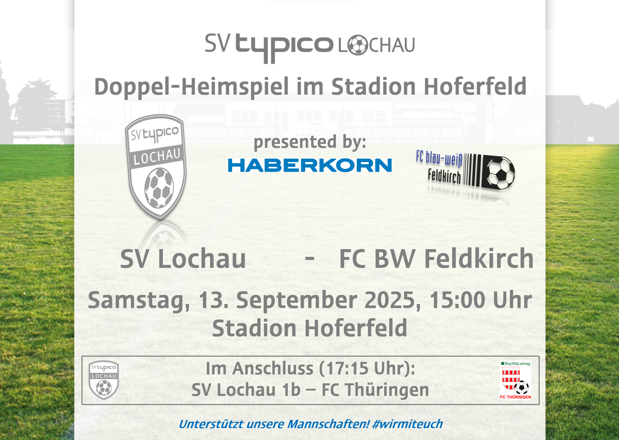 Nächstes Doppel-Heimspiel für den SVL