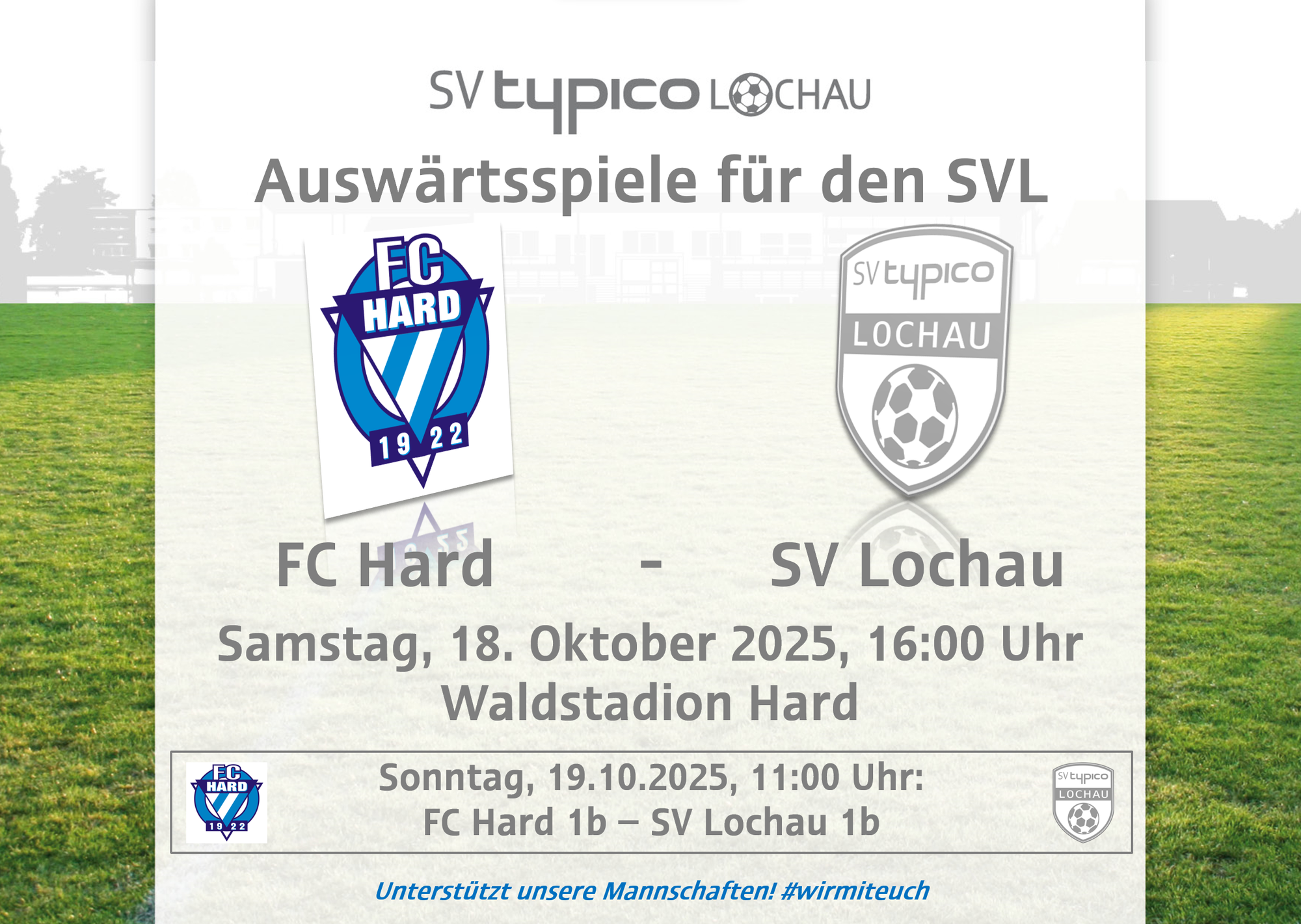 Beide SVL-Teams zu Gast beim FC Hard