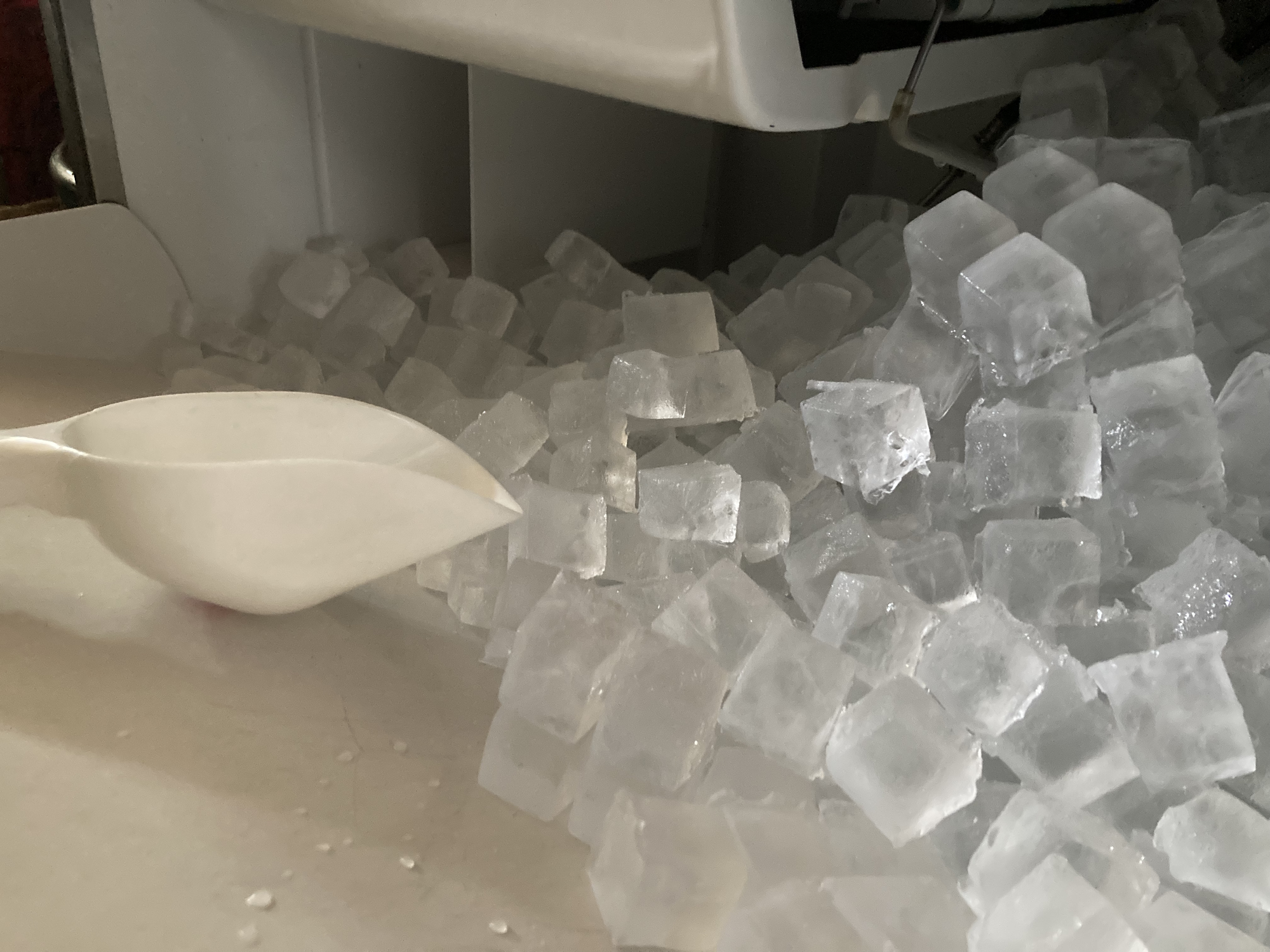 冷蔵庫の氷で使えますか？