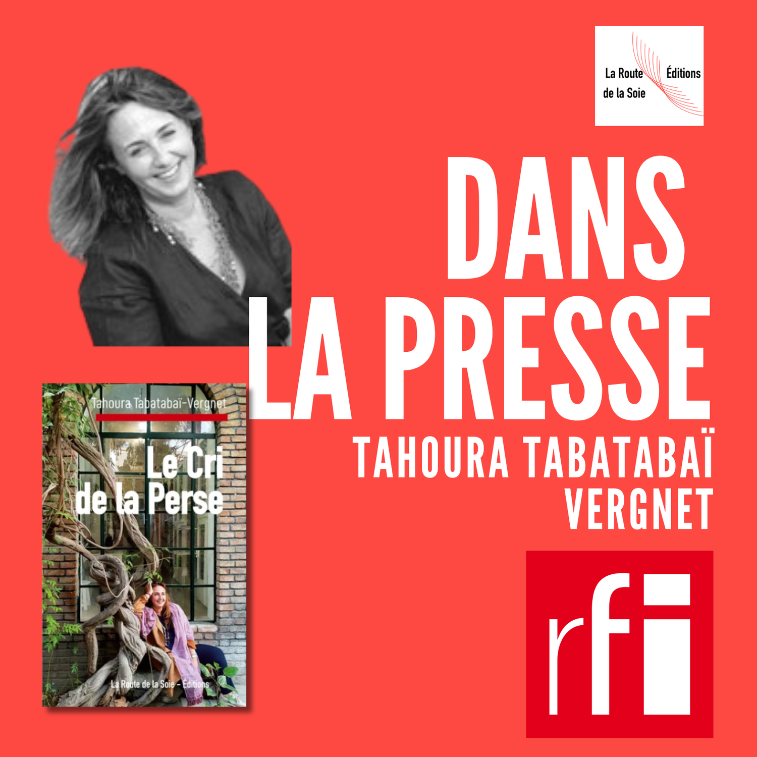 On retrouve Tahoura Tabatabaï-Vergnet sur RFI
