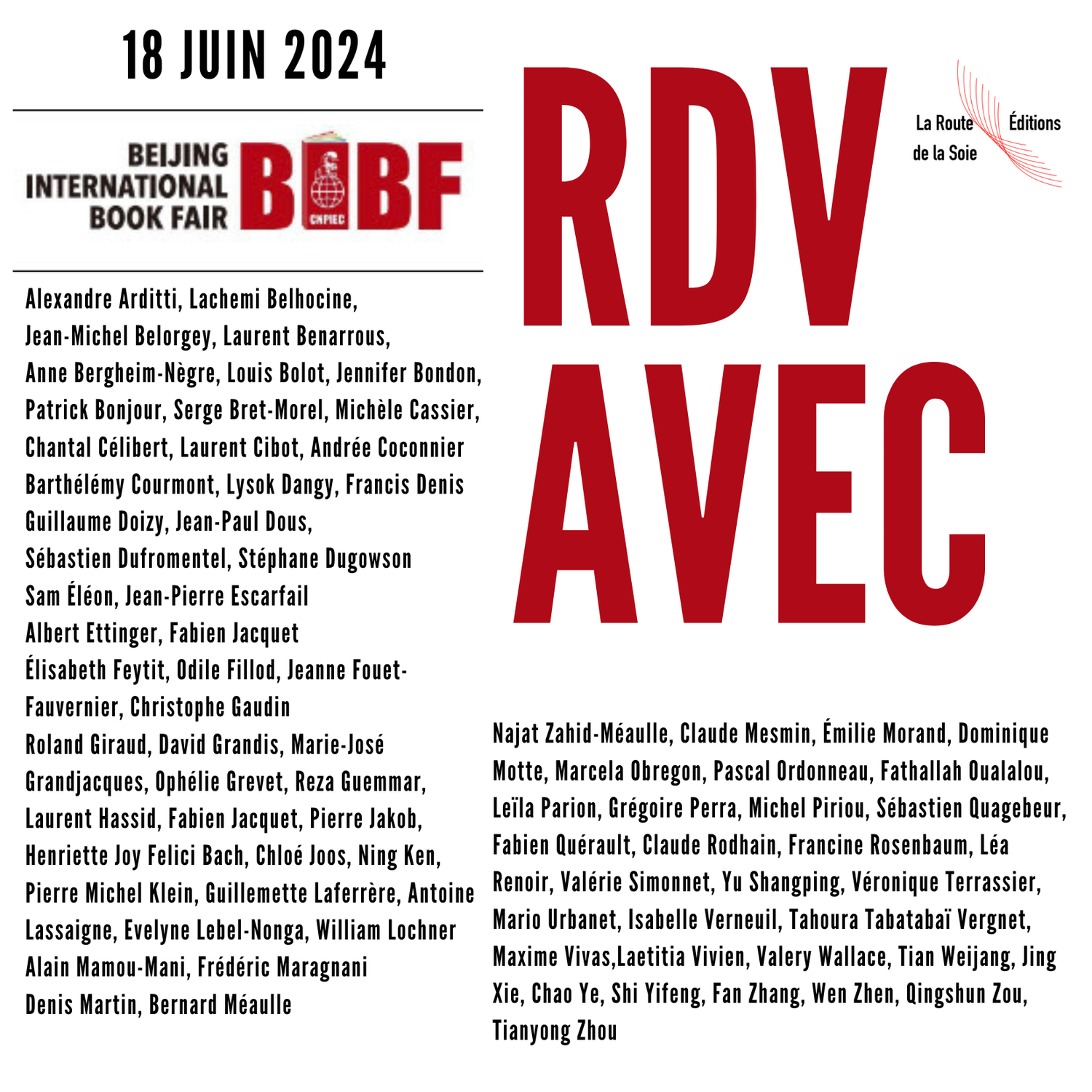 Rendez-vous au Beijing International Book Fair