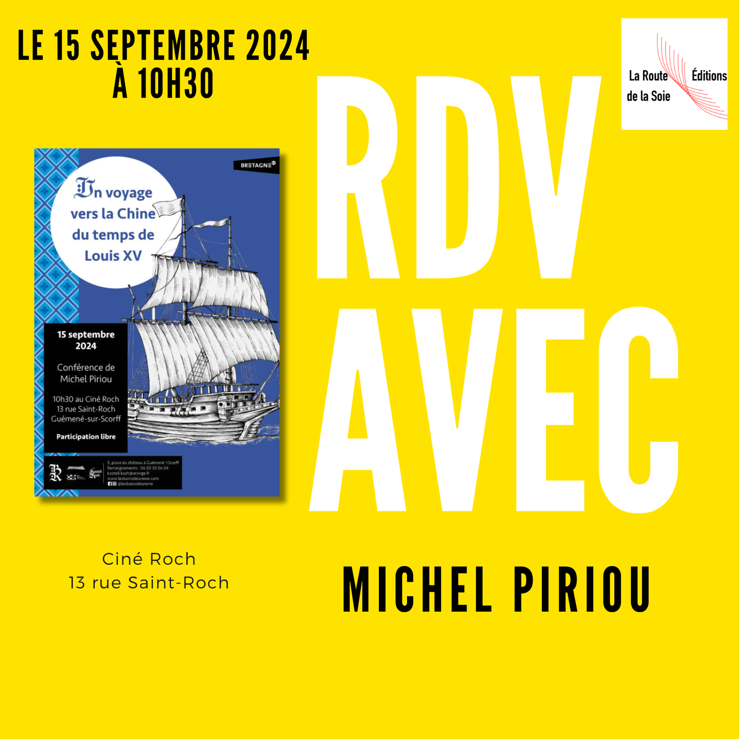 Rendez-vous avec Michel Piriou pour une conférence