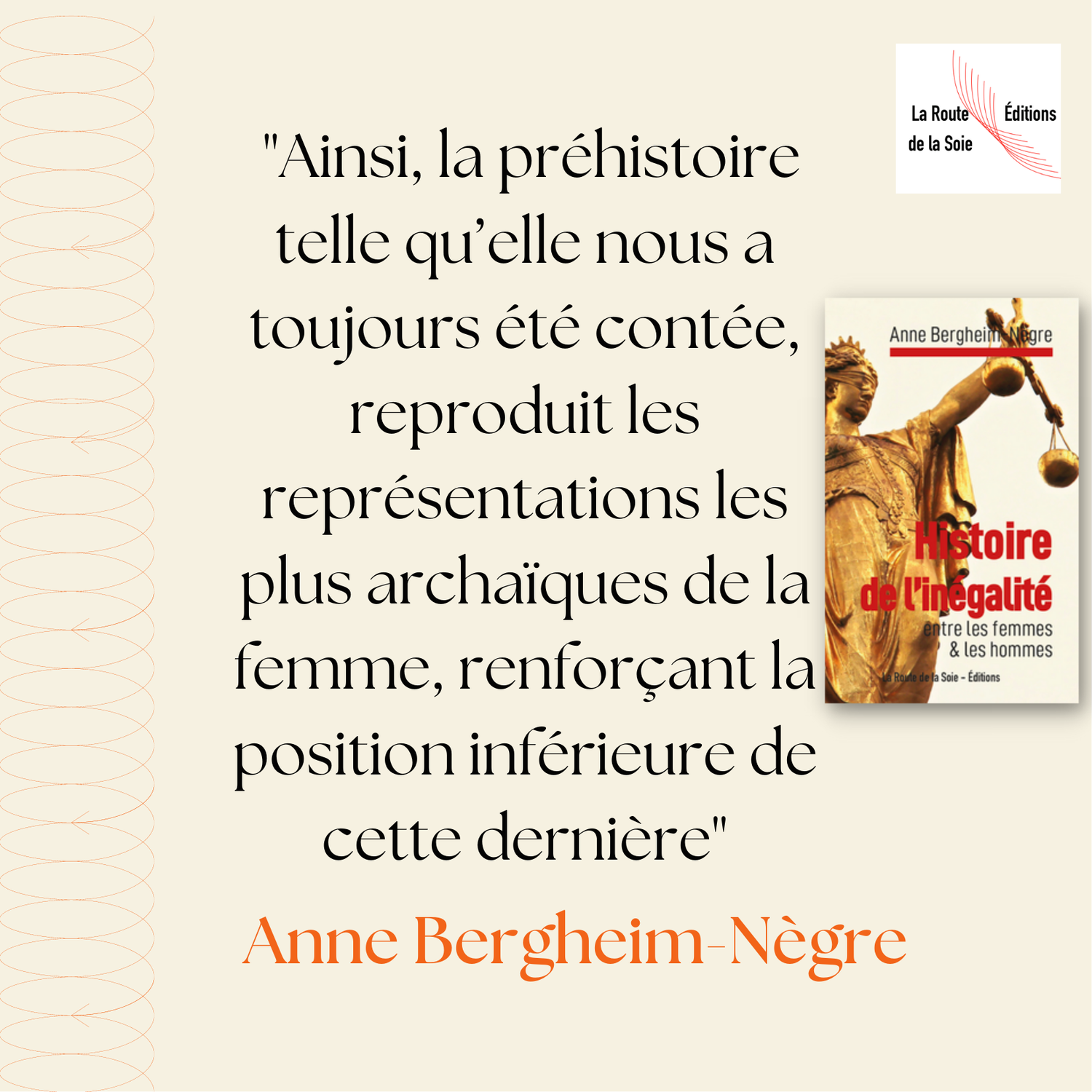 Citation du livre de Anne Bergheim-Nègre