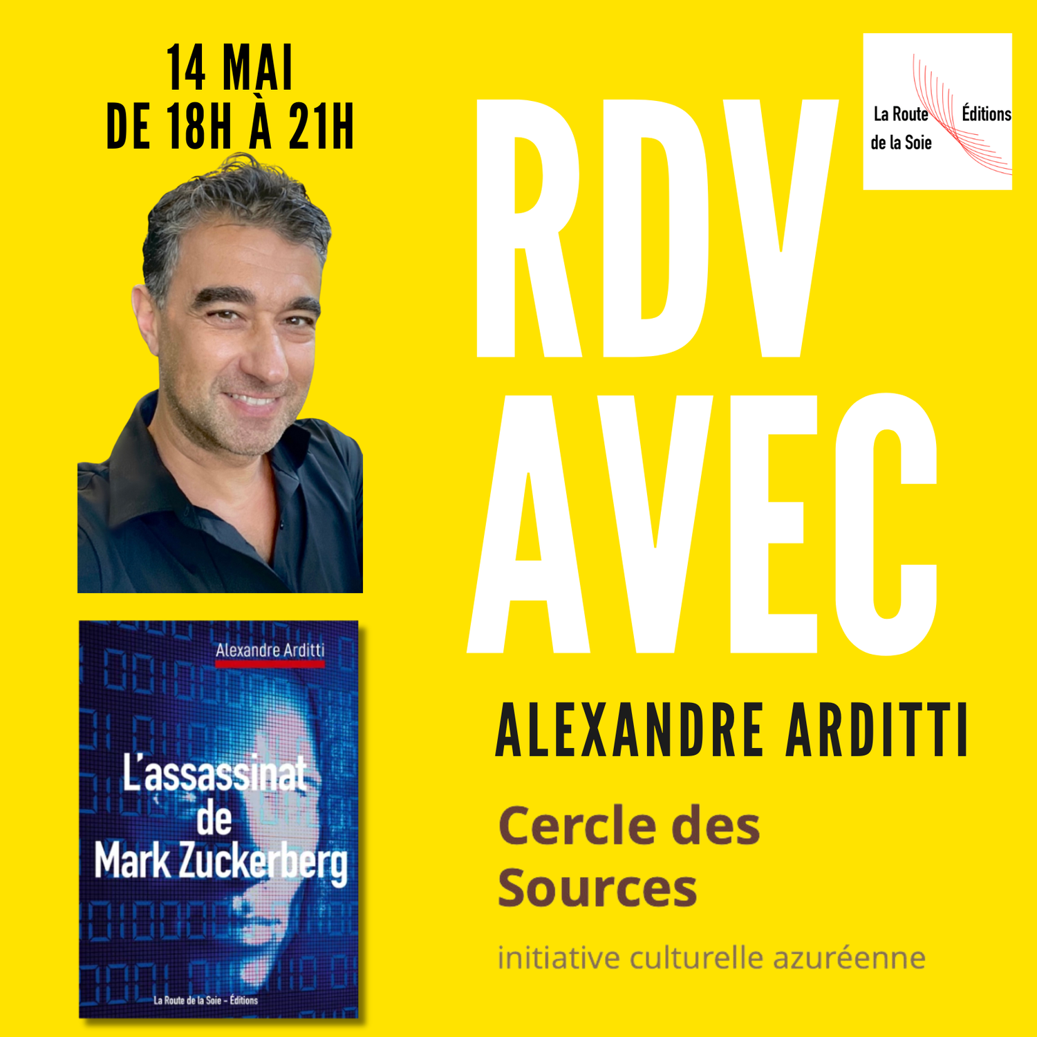 Rendez-vous avec Alexandre Arditti au Cercle des Sources