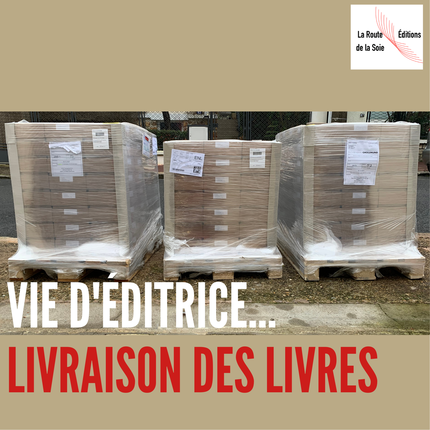 Livraison matinale des livres de Dominique Motte