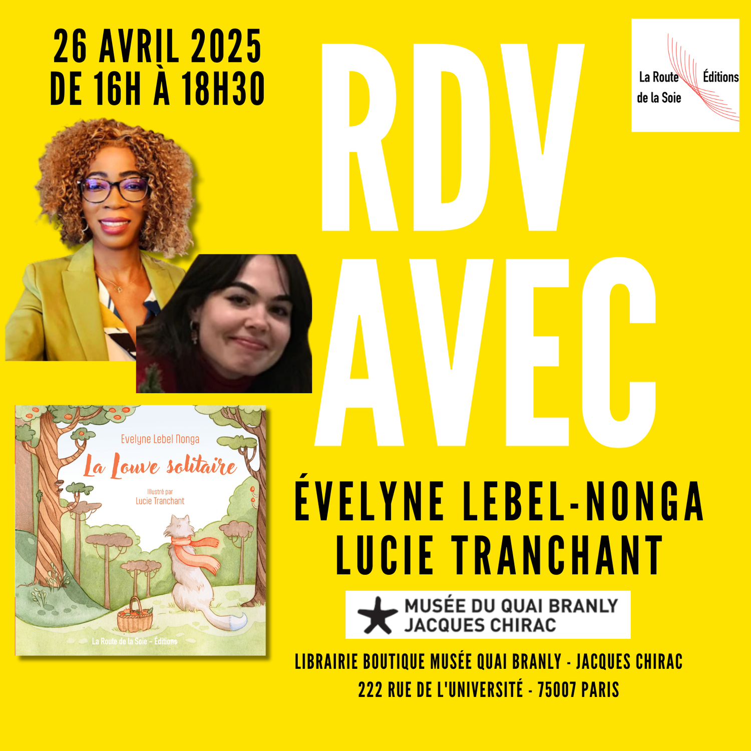 Rendez-vous au musée du Quai Branly avec Evelyne Lebel-Nonga et Lucie Tranchant