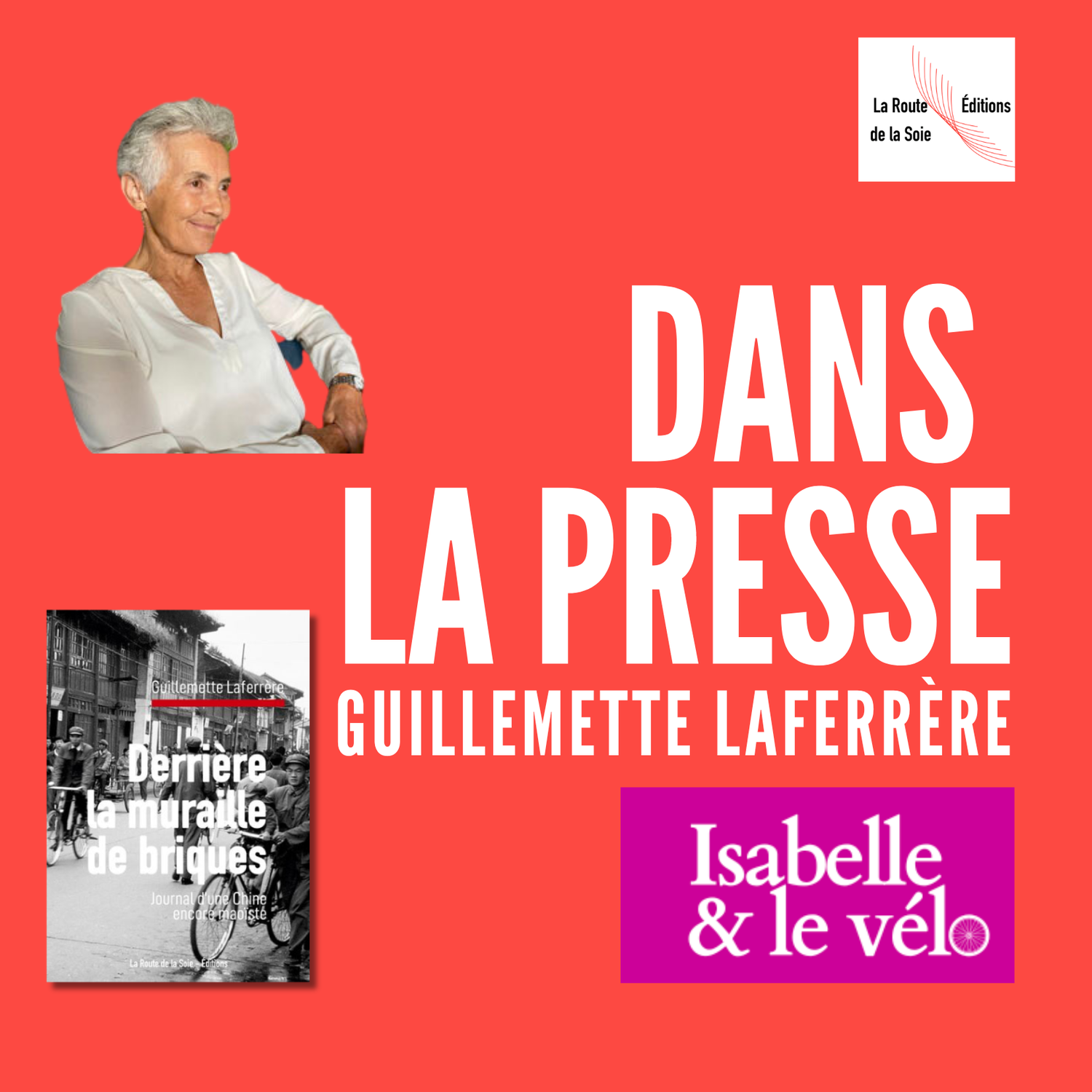 Guillemette Laferrère dans la presse, quand le vélo tisse des liens