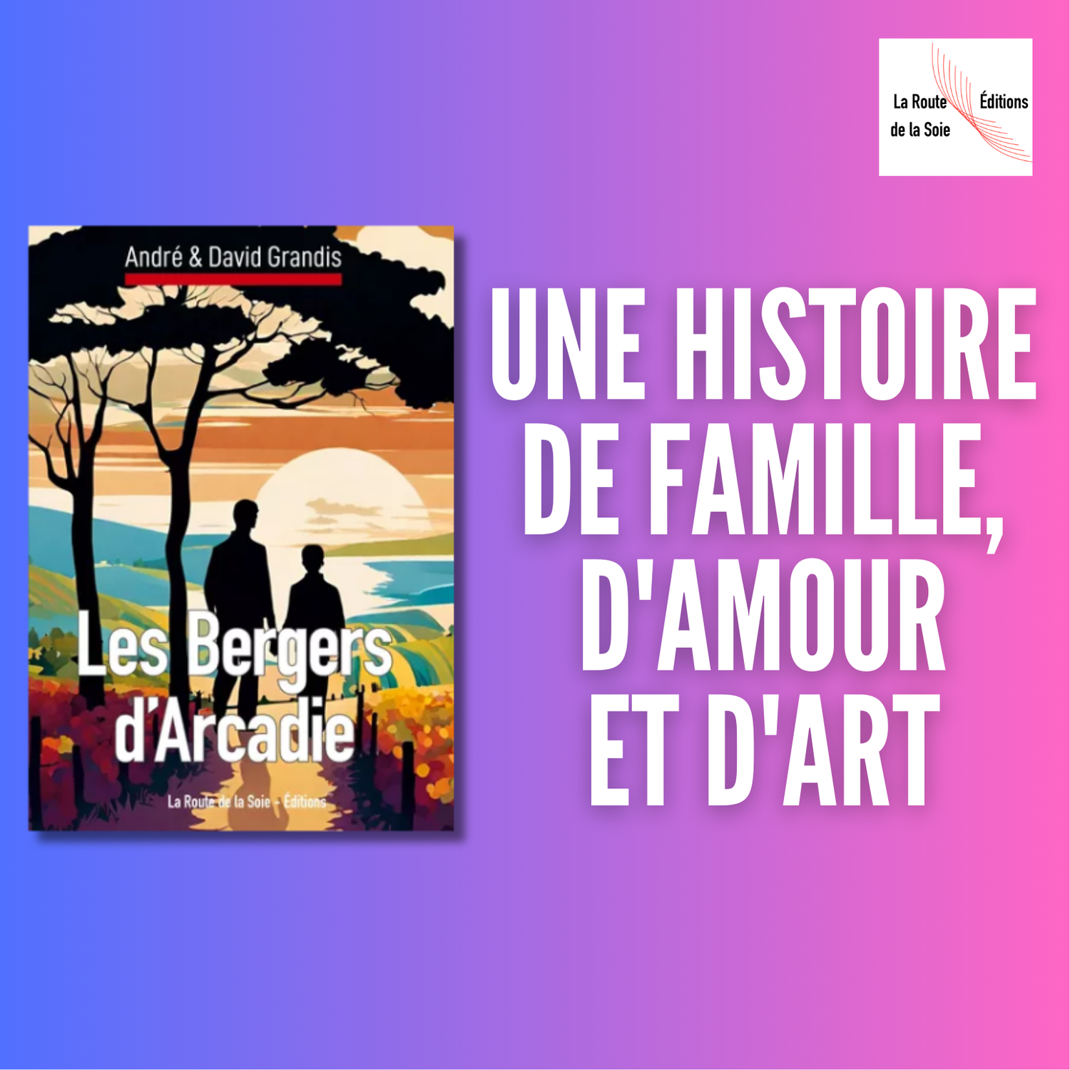 Nouveau livre : "Les Bergers d’Arcadie" par David Grandis