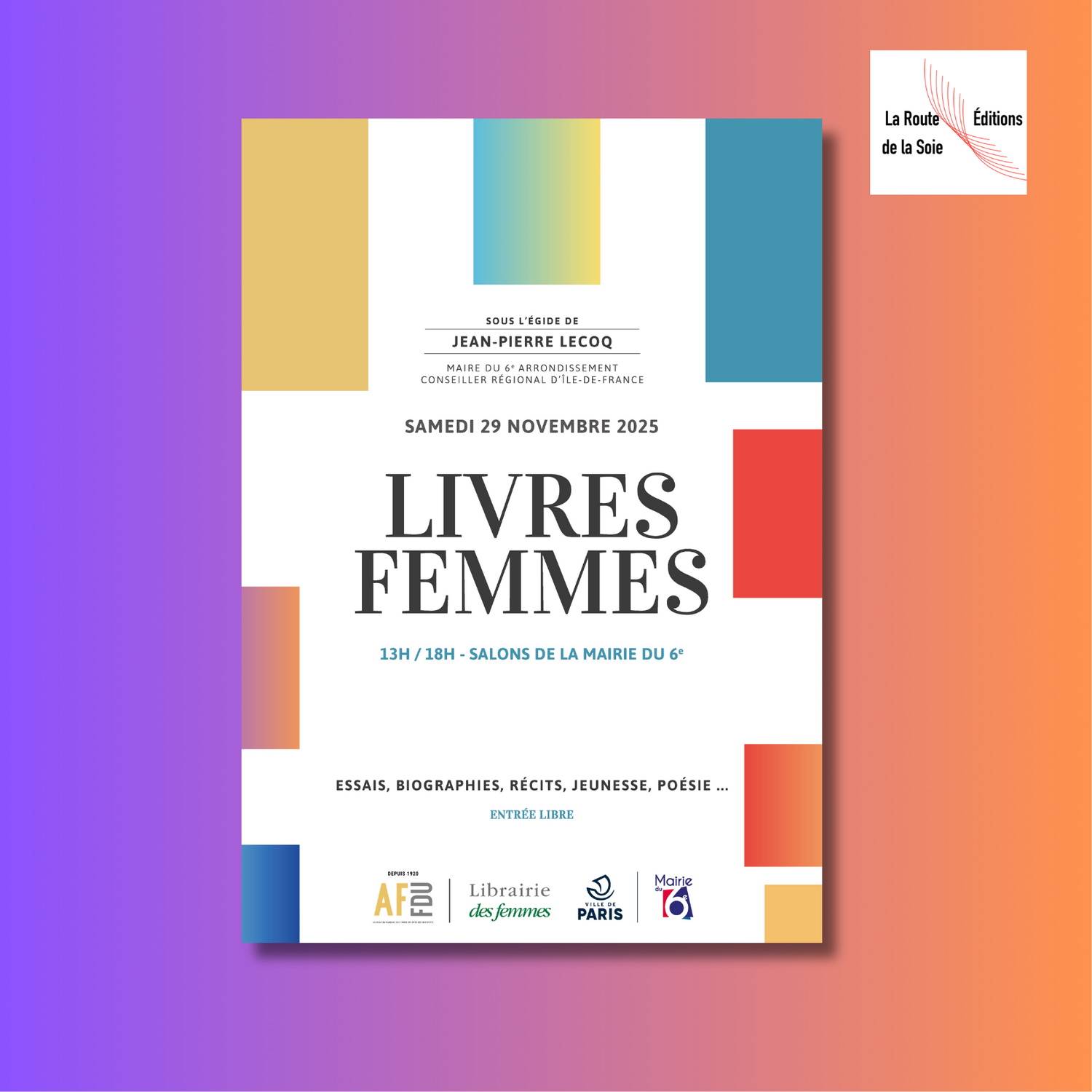 Merci à nos auteurs présents au salon Livres Femmes