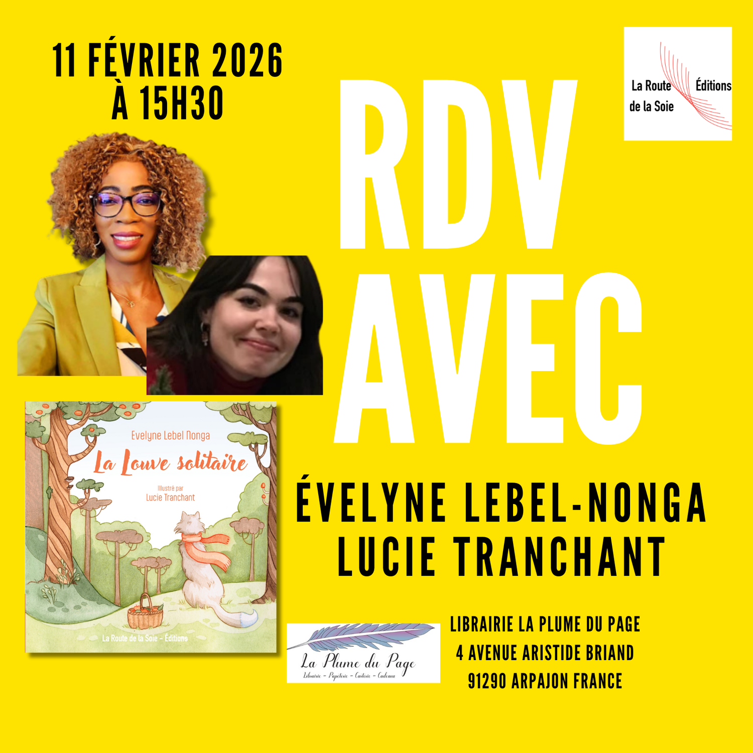 Rendez-vous avec Evelyne Lebel-Nonga et Lucie Tranchant