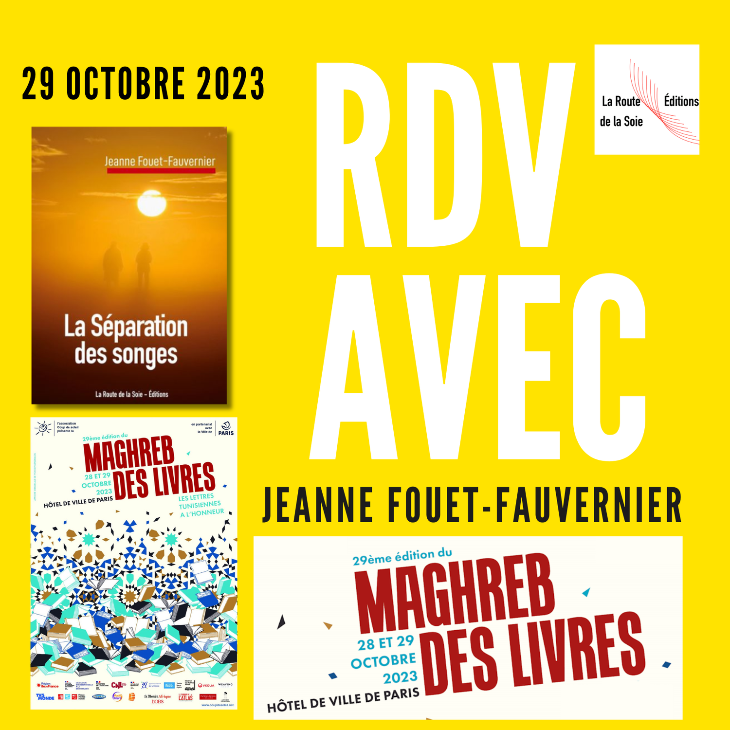 Rendez-vous avec Jeanne Fouet Fauvernier au salon du Maghreb du livre