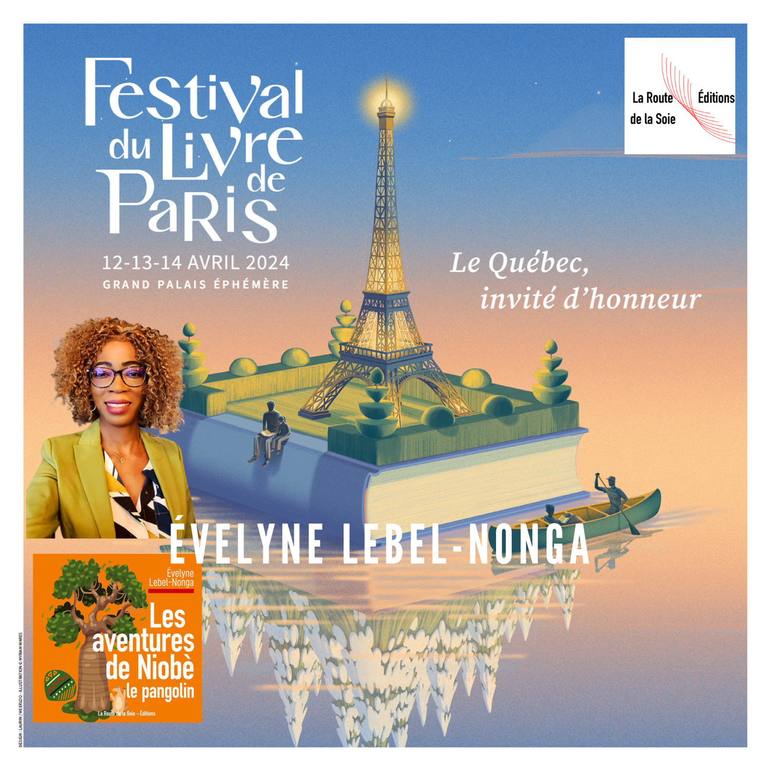 Rendez-vous au Festival du livre de Paris avec Évelyne Lebel-Nonga