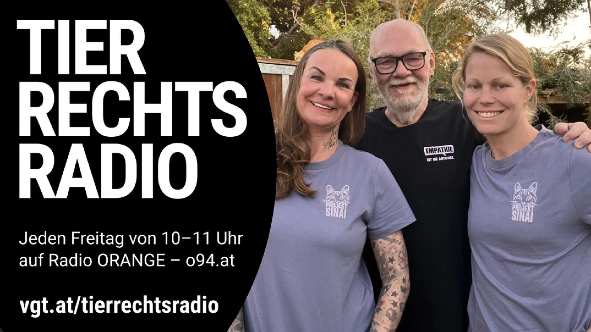 Interview beim Tierrechtsradio, PROJEKT SINAI