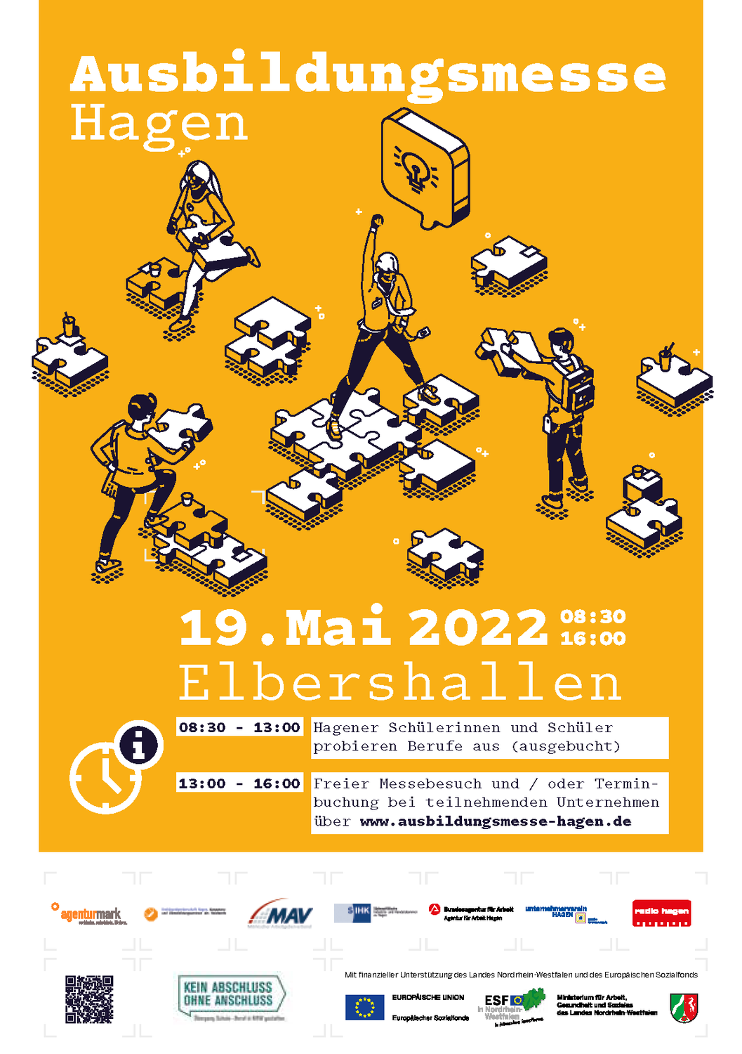 save the date: Ausbildungsmesse in Hagen am 19.05.2022