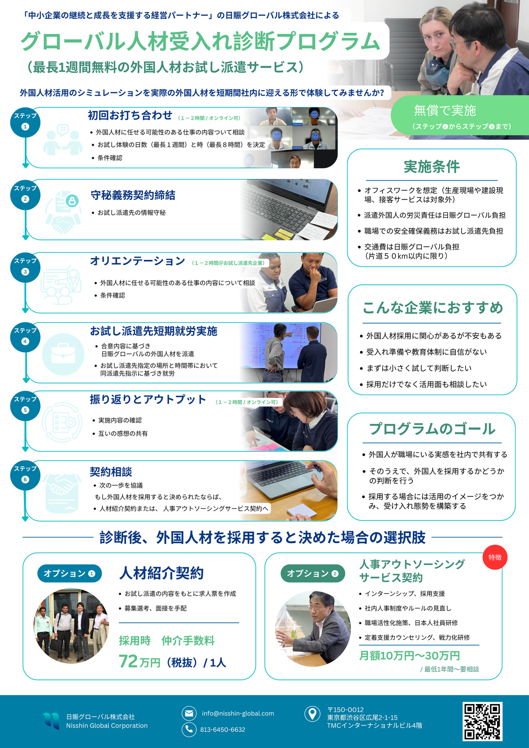 グローバル人材受入れ診断プログラムのご案内