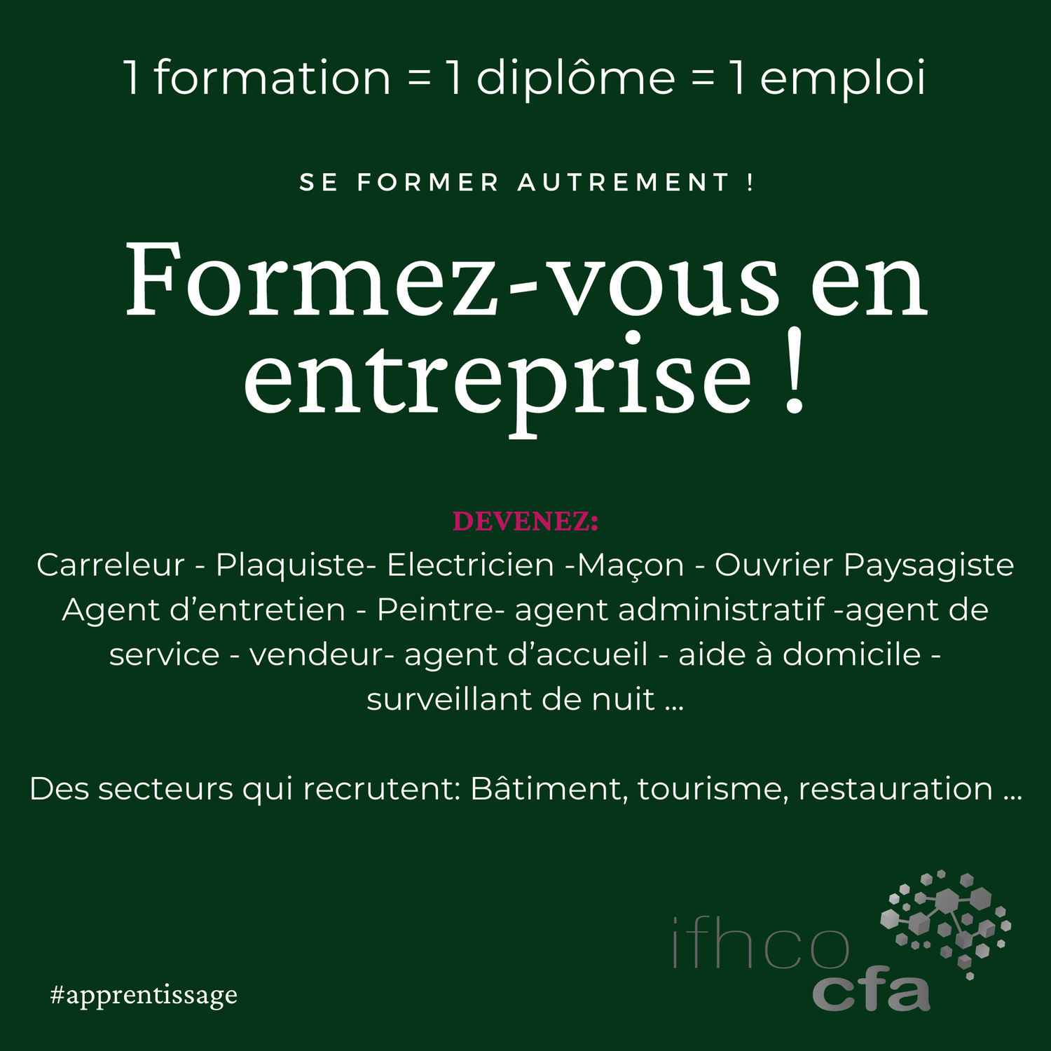 Apprentissage !