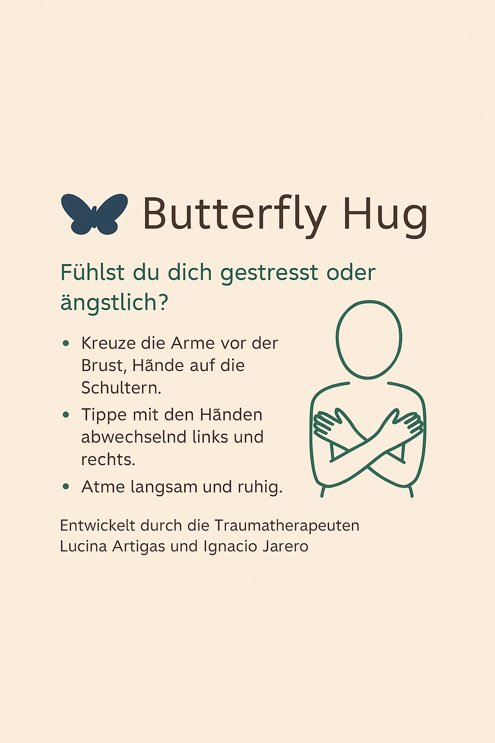 Butterfly Hug – Soforthilfe bei Stress und innerer Unruhe