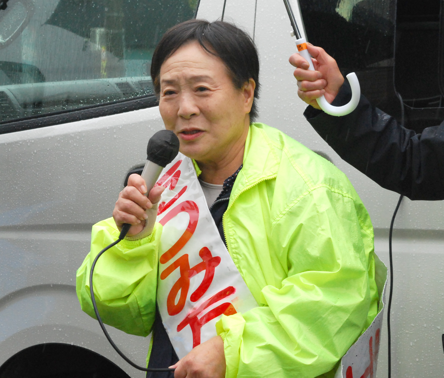 横手市議選が告示　秋田・横手　たつみ万千子氏