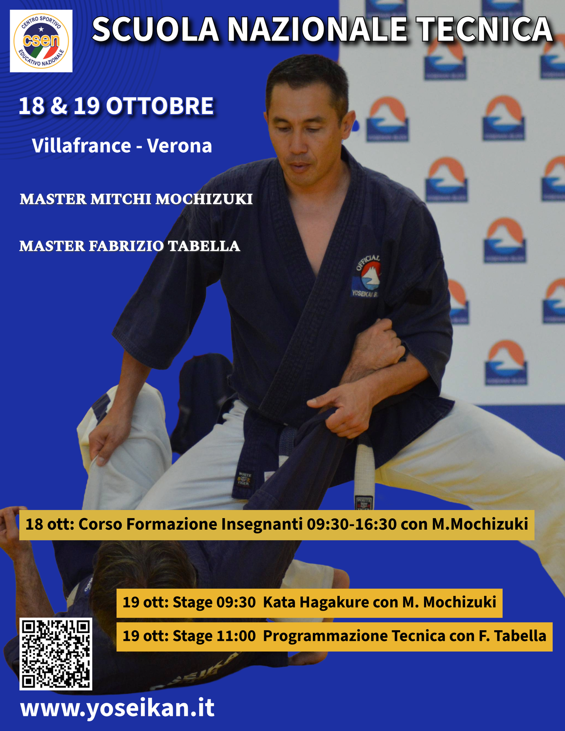 18 e  19 ottobre a Villafrance - Scuola Tecnica Nazionale con Master M. Mochizuki e il DTN Master F. Tabella