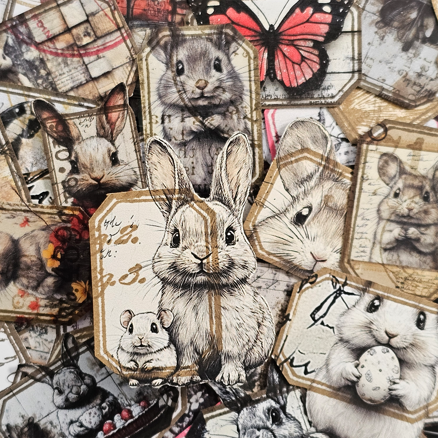 TATTERED BUNNY COLLAGE BOOK VOL. 1