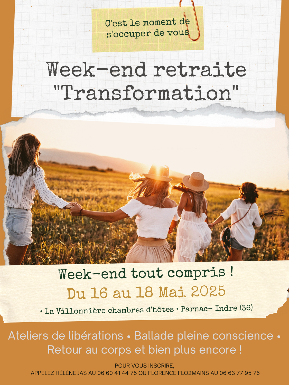 Week-end retraite "Transformation"