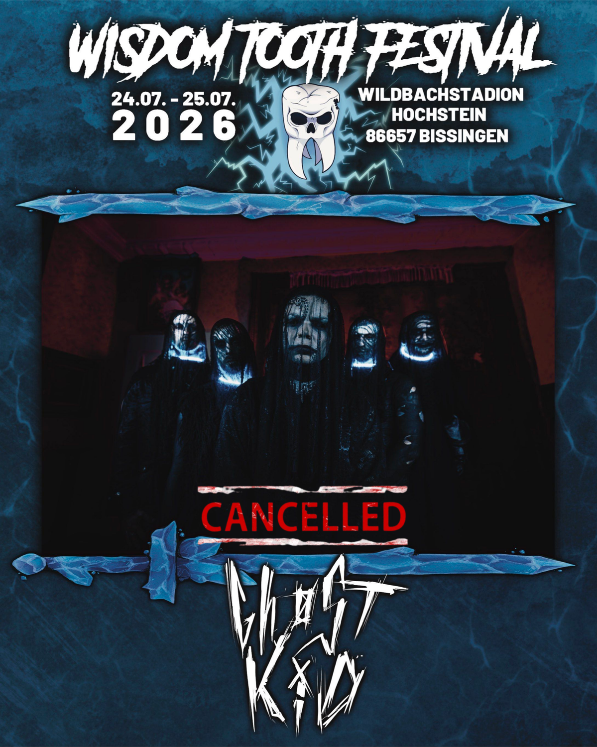 Absage von GHOSTKID auf dem WTF 2026!