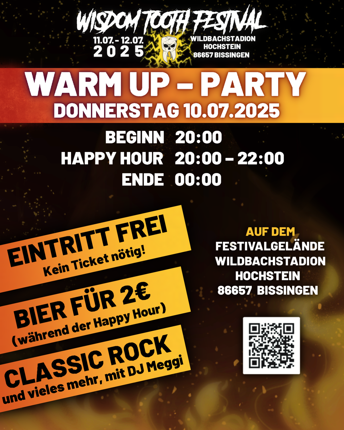 Warm-Up Party am Donnerstag!