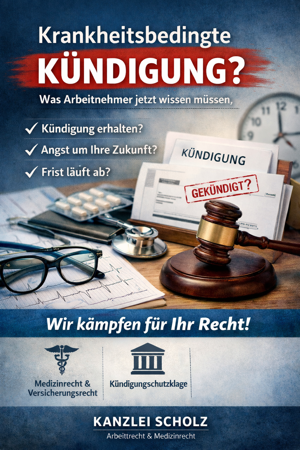 Krankheitsbedingte Kündigung in Dortmund – Was Arbeitnehmer jetzt wissen müssen