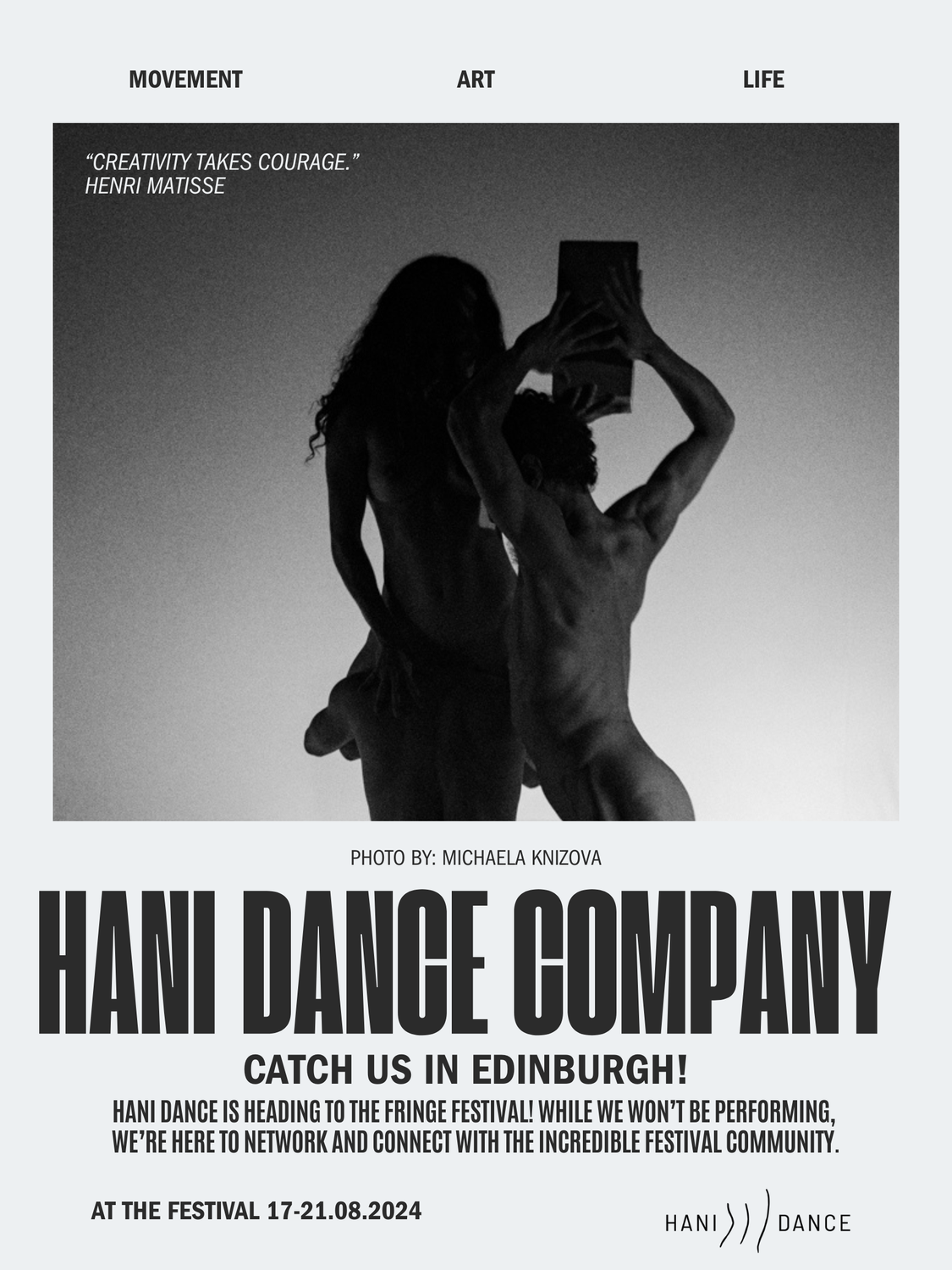Hani Dance networking at The Fringe 17-21.08.2024
