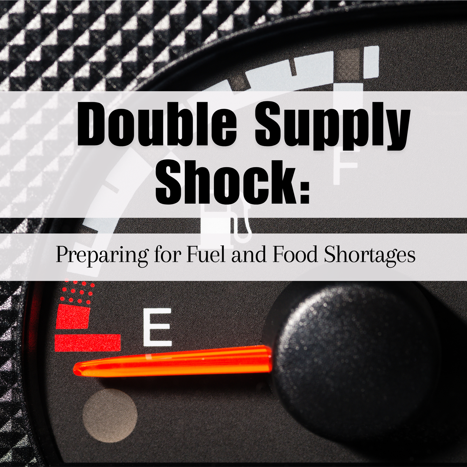 Fuel and Food Shortages: Preparing for A Double Supply Shock