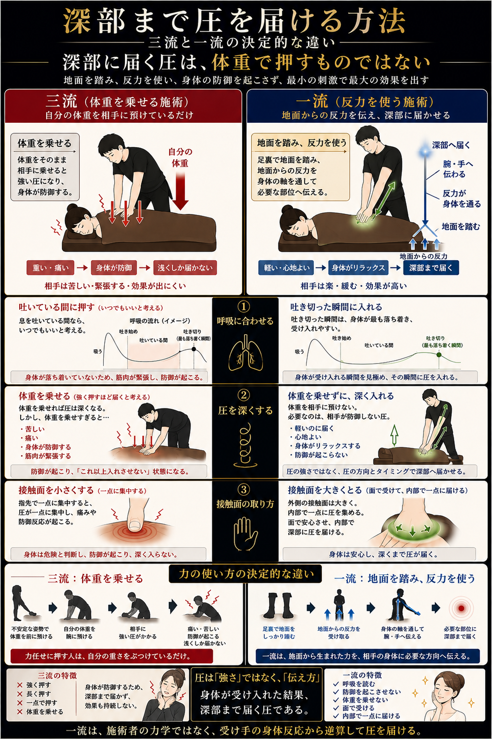 施術の教室ー圧を届ける方法｜あおぞら整体院徳島