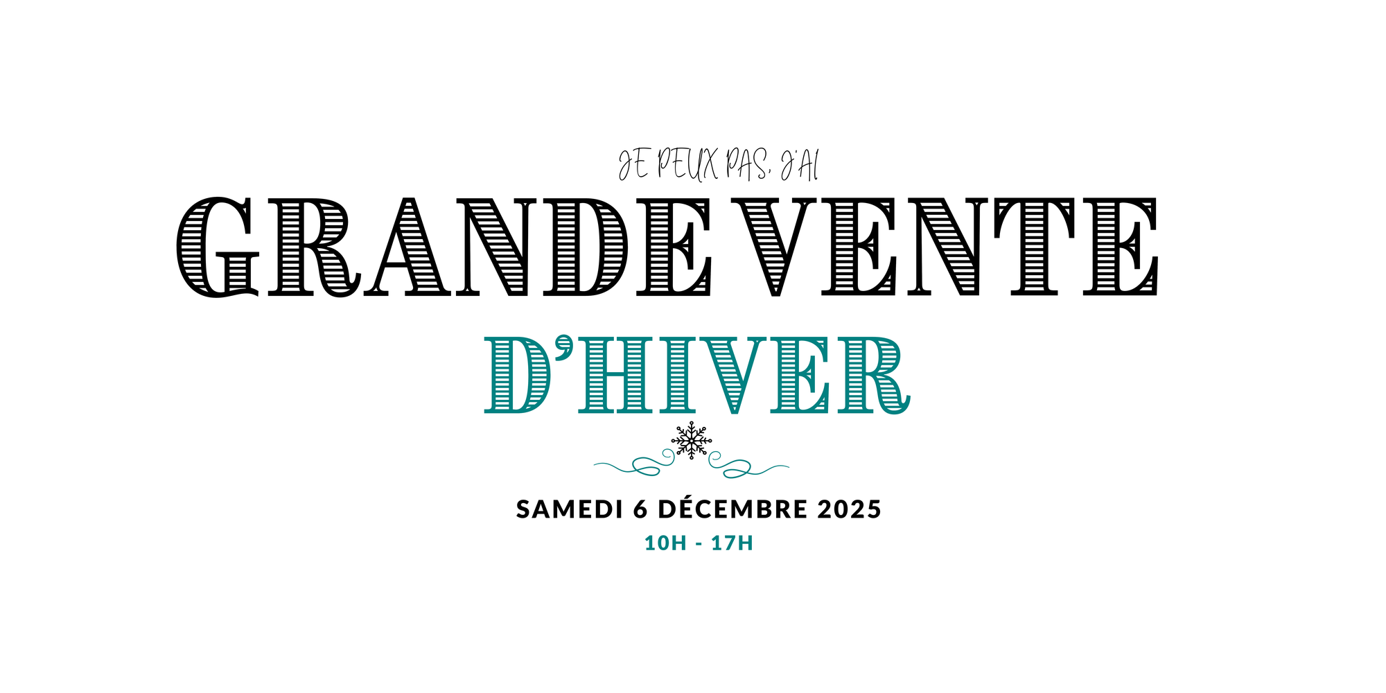 Grande vente d'hiver